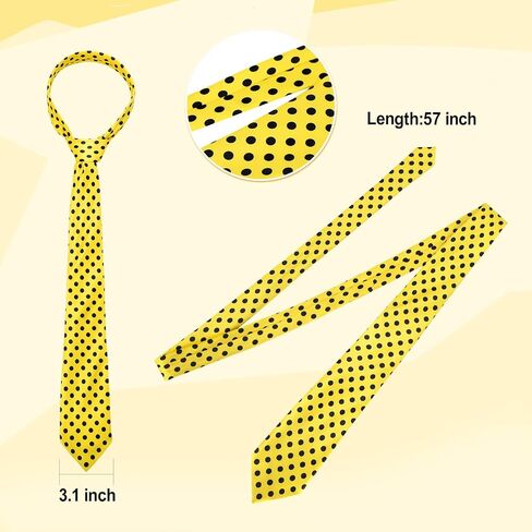 Man in the Yellow Hat Costume, Yellow Pointy Hat Polka Dot Tie Stuffed Monkey for Men Women Adult Halloween Cosplay in Kuwait