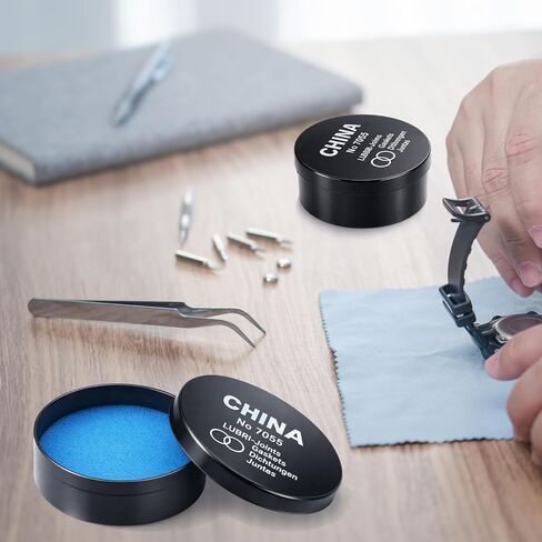 Lounsweer 2 Pcs Waterproof Watch Gasket Grease Professional Watch Paste Repair Kit Sealing Grease Lubricator Silicone Sealant Box O Ring Pocket Clock Lubricant Diver for DIY Watchmaker Maintenance in Kuwait