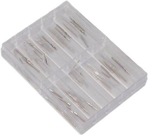 Silvery Stainless Steel Movement Winding Stems Precision Watch Winding Stems Professional Watchmakers in Kuwait