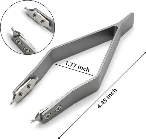 Watch Strap Changing Kit, Scratch-Free 7825 Style Spring Bar Pliers with 5mm Protective Tape & Suede Mat, Reinforced Alloy Steel Tool for Luxury Watches, 1.0mm & 1.4mm Tips in Saudi Arabia