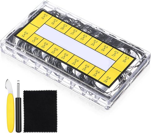 Xthrotsenk 200Pcs Watch Gaskets Assorted Rubber Watch O Rings Assortment Watches Seal Gasket Kit Watches O Rings Seals Gaskets Set Case Back Gasket O-Ring Replacement Caseback Oring Repairing in Saudi Arabia