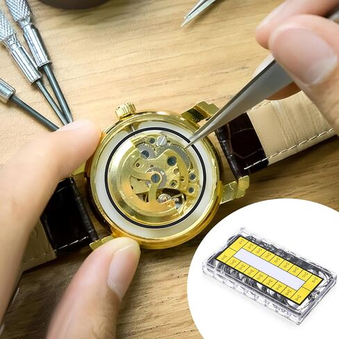 Xthrotsenk 200Pcs Watch Gaskets Assorted Rubber Watch O Rings Assortment Watches Seal Gasket Kit Watches O Rings Seals Gaskets Set Case Back Gasket O-Ring Replacement Caseback Oring Repairing in Saudi Arabia