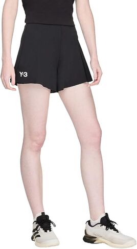 adidas Y-3 Women's Tennis PRO Match Slim FIT Shorts, Black, Small in Kuwait