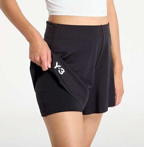 adidas Y-3 Women's Tennis PRO Match Slim FIT Shorts, Black, Small in Kuwait