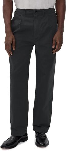 Madewell Men's Cotton Twill Single Pleat Pants in Kuwait