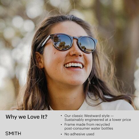 SMITH Westward Core Sunglasses with Polarized Lenses – Mens & Womens Performance Sunglasses for Active Days, Sports & Running in Kuwait