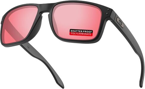 PRO+ Polycarbonate Non-Polarized Replacement Lenses for Oakley Holbrook OO9102 Sunglasses - HD Pink in Kuwait