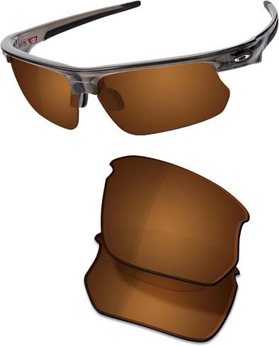 OSharp Replacement Lenses for Oakley Bisphaera OO9400-68mm Sunglasses - HD Polarized, UV Protection & Perfectly Fit in Saudi Arabia