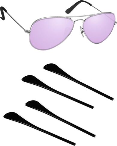 Soft Silicone Anti-Slip Replacement Ear Socks for RayBan Aviator RB3025/RB3044/Caravan RB3136 Sunglass in Saudi Arabia