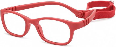 Toddler Flexible Frame Glasses - 1-3 Years Unbreakable Eyeglasses for Kids - Kids Flexible Glasses 44-15-120 in Saudi Arabia