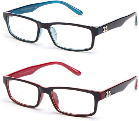 Newbee Fashion - Simple Sleek Squared Fashion Eye Glasses Clear Lens Frames for Women and Men Cosplay Accessories in Saudi Arabia