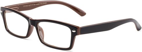 Newbee Fashion - Simple Sleek Squared Fashion Eye Glasses Clear Lens Frames for Women and Men Cosplay Accessories in Saudi Arabia