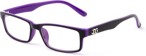 Newbee Fashion - Simple Sleek Squared Fashion Eye Glasses Clear Lens Frames for Women and Men Cosplay Accessories in Saudi Arabia