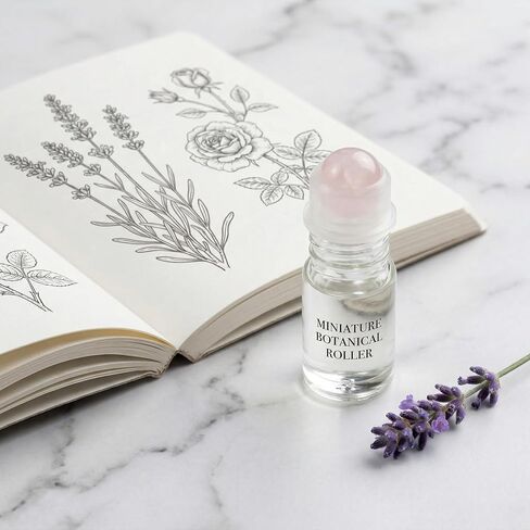 Didiseaon 9Pcs Essential Oil Roller Ball Tops for 10ml Oil Bottles, Replacement Rollers with Rose Quartz Roll-On Applicator Inserts for Aromatherapy DIY Blends Travel in Kuwait