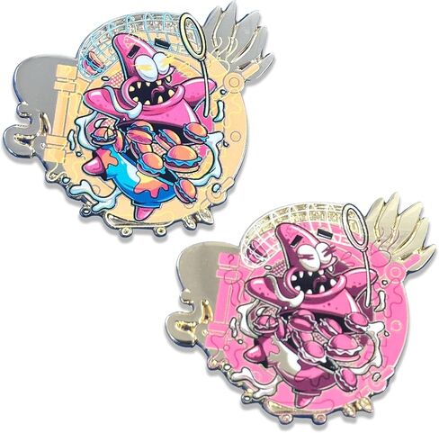 SpongeBob SquarePants Blind Bag Mystery Enamel Pin | Krusty Porthole Series | Officially Licensed Nickelodeon | Zen Monkey Studios in Kuwait
