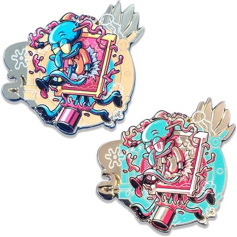 SpongeBob SquarePants Blind Bag Mystery Enamel Pin | Krusty Porthole Series | Officially Licensed Nickelodeon | Zen Monkey Studios in Kuwait
