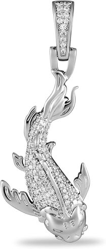 GLD Koi Pendant - White Gold in Kuwait