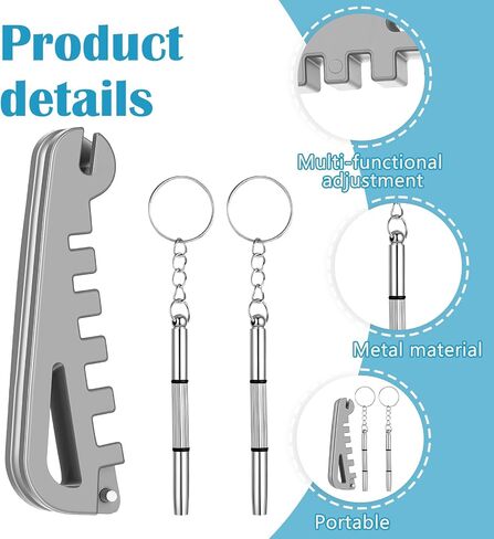 1PCS Eyeglass Frame Adjustment Tool with 2PCS 3-in-1 Screwdriver Kit, Eyeglass Repair Kit Glasses Tightener Professional Frame Bender for Temple Arm & Nose Pad Adjusting, DIY Glasses Repair Tightening in Kuwait