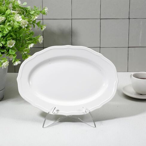 Bowl Display Stand 3.5 Inch X-Shaped Clear Acrylic Bowl Stands for Display Plate Platter Dish China Porcelain Holder Easel Base in Saudi Arabia