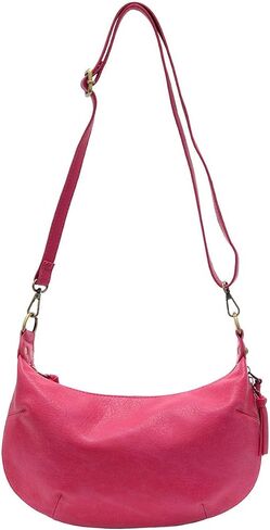 Joy Susan Yvette Expandable Zip Hobo Crossbody Vegan Leather Shoulder Bag in Kuwait