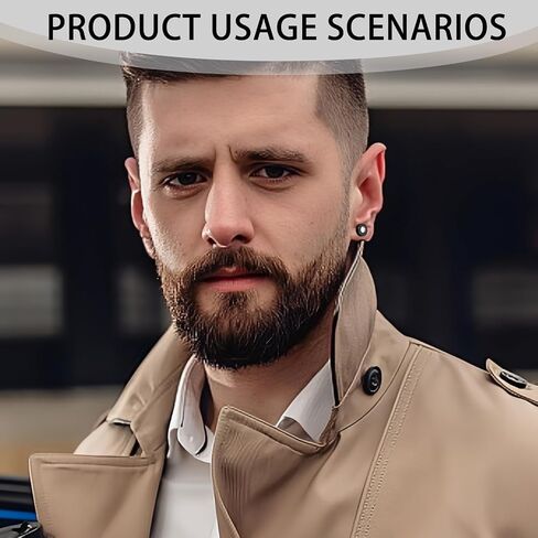 24 PCS Black Earrings for Mens Blacks Earring Blacks Set, Square Black Stud Earrings for Men Set,Long-Lasting Shine Fashion Aretes De Hombre for Multiple Piercing in Saudi Arabia