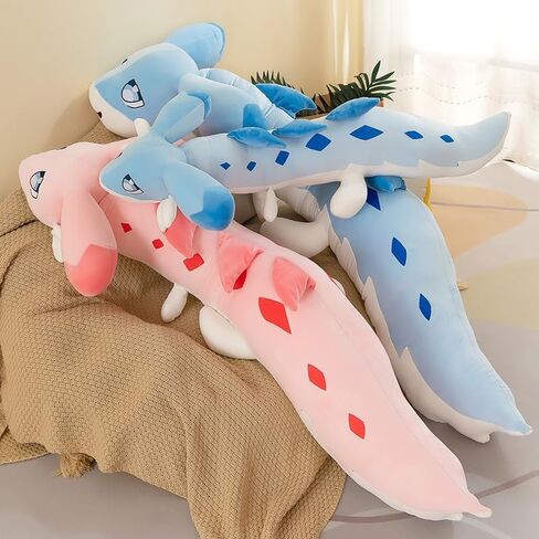 OSOCU 60 Inch Pink Chillet Plush Toys - Giant Soft Figure Doll - Huggable Stuffed Animal Plushies - Furry Stuffed Animal Pillow Gifts for Kids Girlfriend in Kuwait