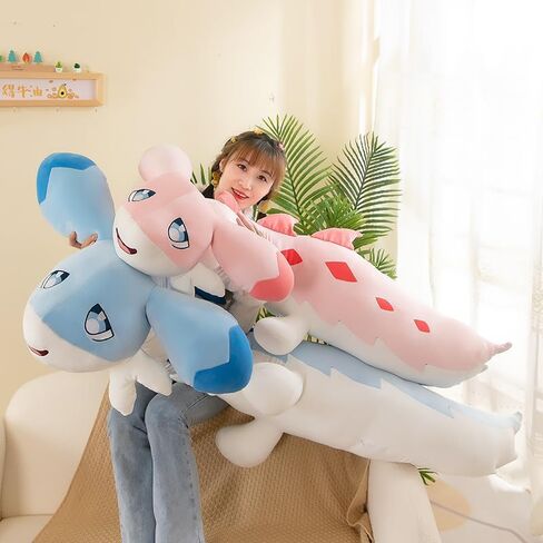 OSOCU 60 Inch Pink Chillet Plush Toys - Giant Soft Figure Doll - Huggable Stuffed Animal Plushies - Furry Stuffed Animal Pillow Gifts for Kids Girlfriend in Kuwait