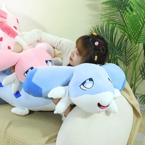 OSOCU 60 Inch Pink Chillet Plush Toys - Giant Soft Figure Doll - Huggable Stuffed Animal Plushies - Furry Stuffed Animal Pillow Gifts for Kids Girlfriend in Kuwait