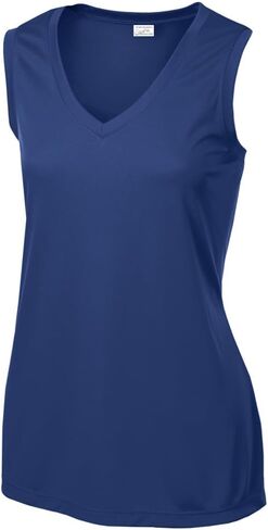 تي شيرت رياضي بدون أكمام للسيدات من Joe's USA. المقاسات XS-4XL in Kuwait