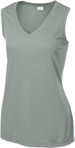 تي شيرت رياضي بدون أكمام للسيدات من Joe's USA. المقاسات XS-4XL in Kuwait