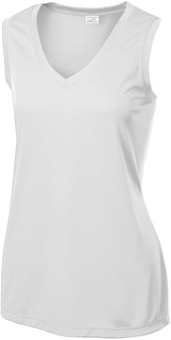 تي شيرت رياضي بدون أكمام للسيدات من Joe's USA. المقاسات XS-4XL in Kuwait