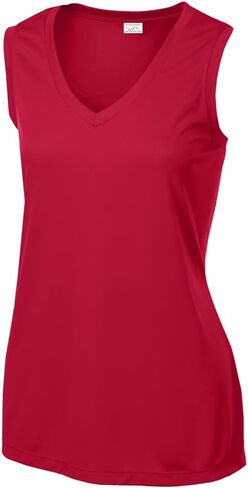 تي شيرت رياضي بدون أكمام للسيدات من Joe's USA. المقاسات XS-4XL in Kuwait