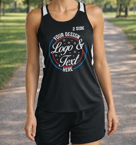 Personalized Women’s Track & Field Racing Singlet Custom Name & Image Team Sportswear in Kuwait