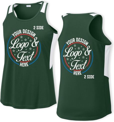 Personalized Women’s Track & Field Racing Singlet Custom Name & Image Team Sportswear in Kuwait