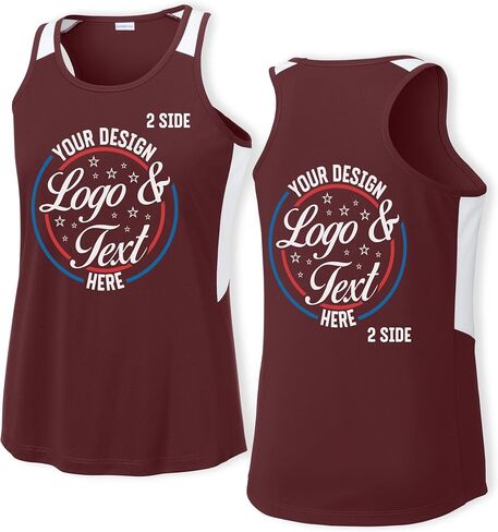 Personalized Women’s Track & Field Racing Singlet Custom Name & Image Team Sportswear in Kuwait