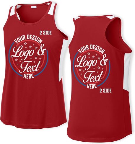 Personalized Women’s Track & Field Racing Singlet Custom Name & Image Team Sportswear in Kuwait