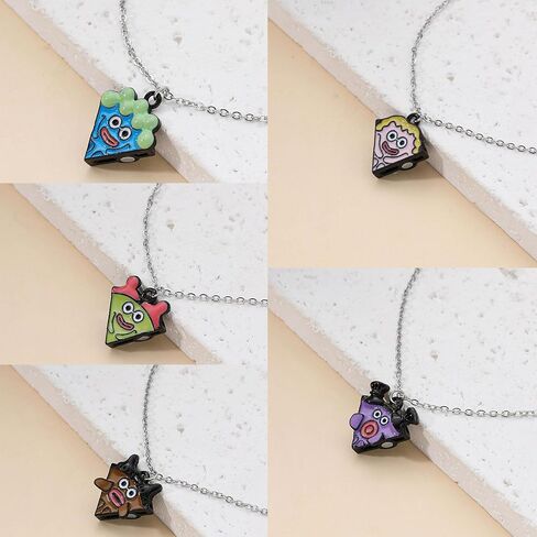 5 Pieces Friendship Necklaces, Best Friend Pizza Pendant Necklace Necklace in Saudi Arabia