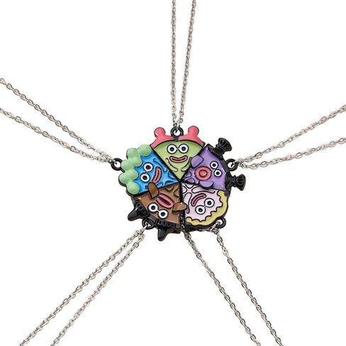 5 Pieces Friendship Necklaces, Best Friend Pizza Pendant Necklace Necklace in Saudi Arabia