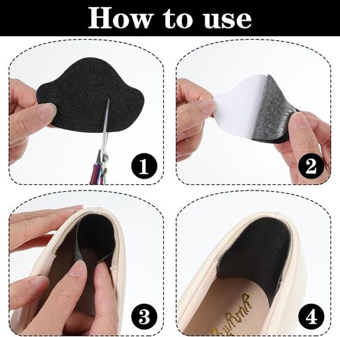 16PCS Shoe Heel Repair Patches for Holes, Self-Adhesive Leather Shoe Hole Repair Kit Heel Cushion Grip Pads Inside Sneaker Protector Kit for Boots Sport Mesh Leather Shoes in Kuwait