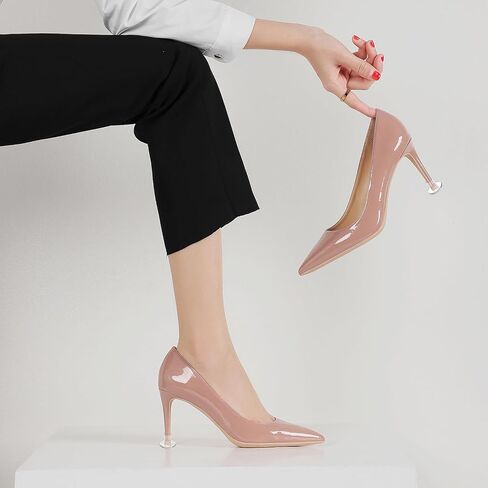 24 Pairs Clear High Heel Protectors for Grass Set, 18 Pairs 3 Size Heel Stoppers for Walking on Grass Wedding Shoes and Uneven Floor with 6 Pairs Heel Grips Pad, Heel Covers for High Heel Shoes in Saudi Arabia
