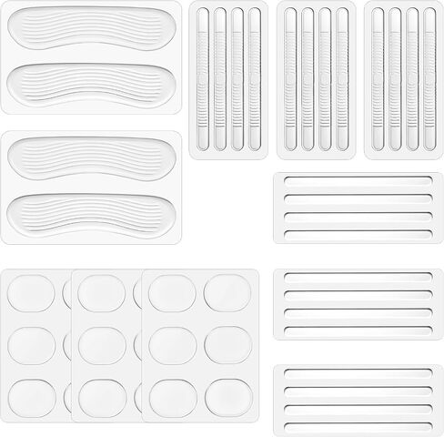46 Pcs Silicone Heel Grips, Gel Protector Strips Anti Slip Self-Adhesive Heel Grips Silicone Shoes Heels Grip Transparent for Womens High Heels Men Shoes Sports Sneakers in Saudi Arabia