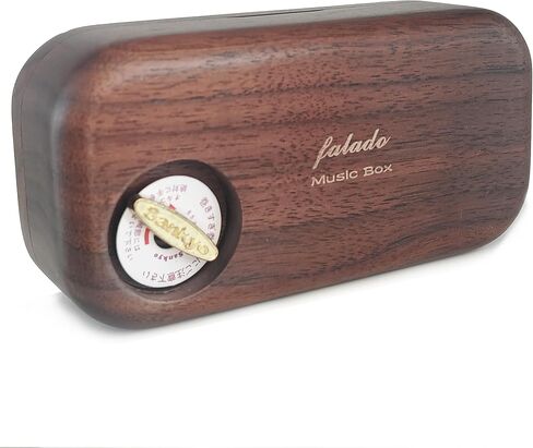 You are My Sunshine Music Box Solid Wood Vintage Laser Carving Jewelry Musical Boxs (Walnut Wood) in Saudi Arabia