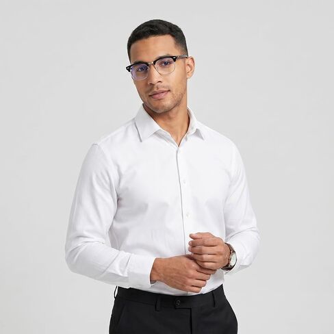 Vintage Half Frame Glasses, Fake Non Prescription Glasses, Cute Fashion Clear Lens Eyeglasses for Women Men in Saudi Arabia