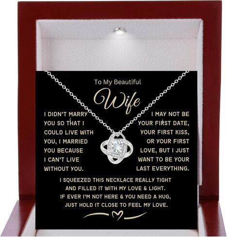 To My Soulmate Necklace For Women, Soul Mate Jewelry, for Girlfriend, Future Wife, To My Wife from Husband Necklaces For Women Pendant With Sentimental Message Card in Elegant Box in Saudi Arabia