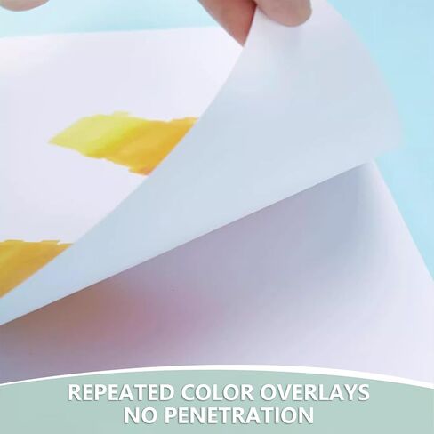 Bewinfy Marker Pad, 60 Sheets, 80lb/120gsm 9" x 12" Dual Sided Painting Marker Paper, Acid Lignin Free Bleedproof Professional Grade Sketch Book for Drawing(PP-01) in Saudi Arabia