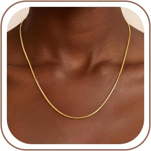 S925 Sterling Silver Chain for Women, 1.5mm Sterling Silver Snake Chain Necklace Thick Sturdy Colourfast Necklaces Jewelry for Women 16/18/20/22 Inch in Saudi Arabia