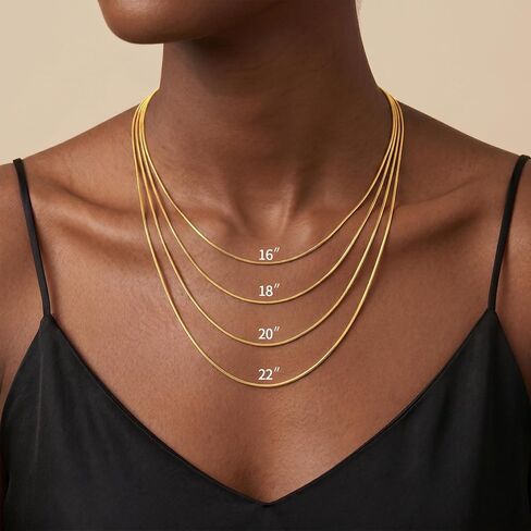 S925 Sterling Silver Chain for Women, 1.5mm Sterling Silver Snake Chain Necklace Thick Sturdy Colourfast Necklaces Jewelry for Women 16/18/20/22 Inch in Saudi Arabia