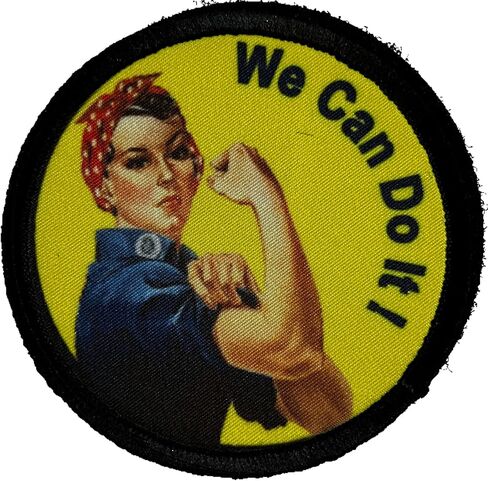 Redheaded Tshirts - 3" We Can Do It WWII Morale Patch - Custom Patches - Made in The USA in Kuwait
