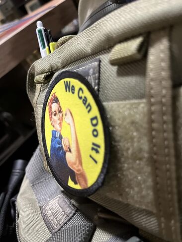 Redheaded Tshirts - 3" We Can Do It WWII Morale Patch - Custom Patches - Made in The USA in Kuwait