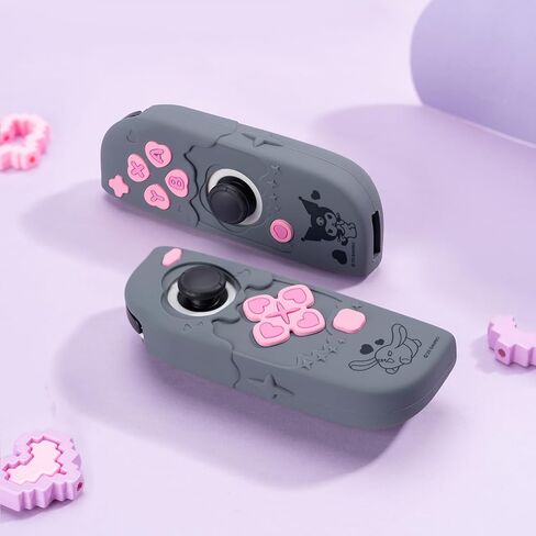 Switch Joy Con Controller Skin,Soft Silicone Protective Cover Case,Cute Anti-Scratch Protective Case for Nintendo Switch/OLED Joy Con in Kuwait